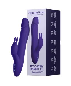 Femmefunn Booster Rabbit Xl Dark Purple