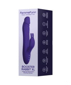 Femmefunn Booster Rabbit Xl Dark Purple