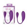 Blaze Triumph Tapping Dual Motor Vibrator for Women – Rechargeable, Purple