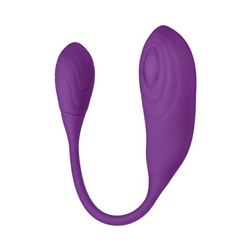 Blaze Triumph Tapping Dual Motor Vibrator – Rechargeable, Purple - Image 2