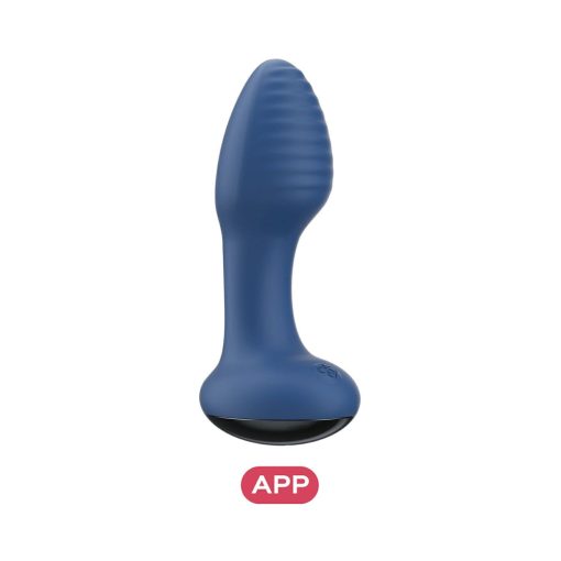 Honey Play Box Frenzy Pressure Sensing App-Controlled Rotating Butt Plug Blue - Image 2
