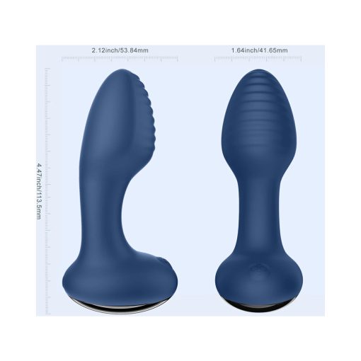 Honey Play Box Frenzy Pressure Sensing App-Controlled Rotating Butt Plug Blue - Image 3