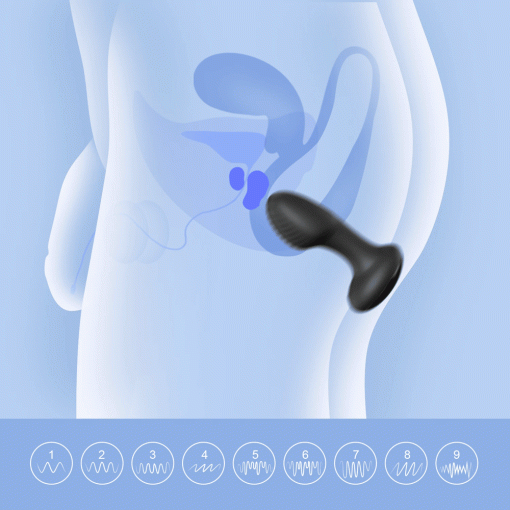 Honey Play Box Frenzy Pressure Sensing App-Controlled Rotating Butt Plug Blue - Image 4