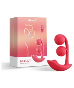 Honey Play Box Melody Pressure Sensing App-Controlled Twin Balls Dual Vibrator