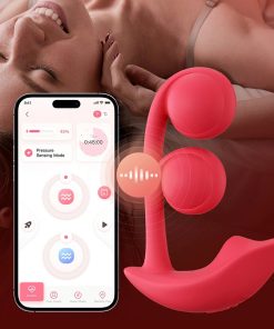 Honey Play Box Melody Pressure Sensing App-Controlled Twin Balls Dual Vibrator