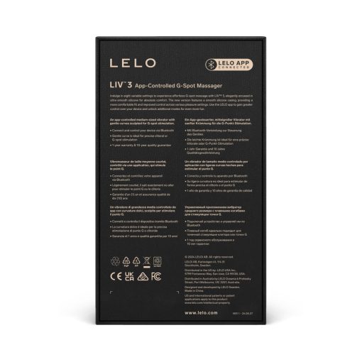 Lelo Liv 3 App-Controlled G-Spot Vibrator Deep Rose - Image 4