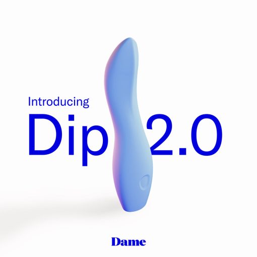 Dame Dip 2.0 Classic Vibrator Periwinkle - Image 4
