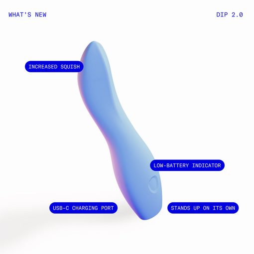 Dame Dip 2.0 Classic Vibrator Periwinkle - Image 6