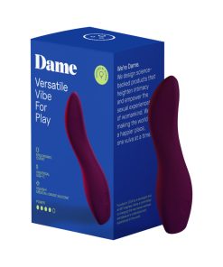 Dame Dip 2.0 Classic Vibrator Plum