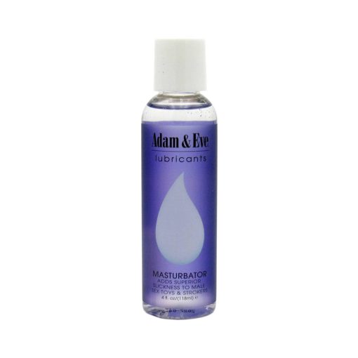 Adam & Eve Masturbator Lubricant 4 oz – Water-Based Lube for Male Toys