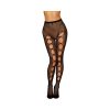 Dreamgirl Fishnet Pantyhose With Cut-Out Details Black O/S
