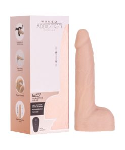 Naked Addiction Thrusting Dong With Remote 8.5 In. Vanilla