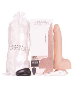 Naked Addiction Thrusting Dong With Remote 8.5 In. Vanilla