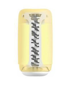 Tenga Puffy Stroker Custard Yellow