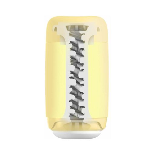 Tenga Puffy Stroker Custard Yellow - Image 2