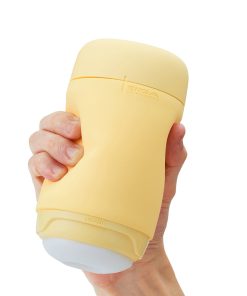 Tenga Puffy Stroker Custard Yellow