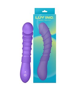 Luv Inc Rv21: Ribbed Vibrator Purple
