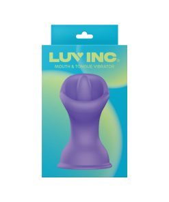 Luv Inc Mv57: Mouth & Tongue Vibrator Purple