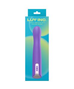 Luv Inc Gb63: G-Spot Vibrator With Moving Beads Purple