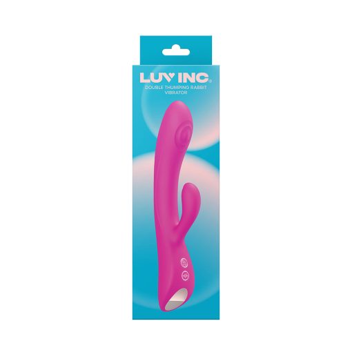 Luv Inc Dr42: Double Thumping Rabbit Vibrator Pink - Image 4