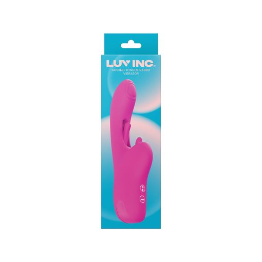 Luv Inc Tr46: Tapping Tongue Rabbit Vibrator Pink - Image 5