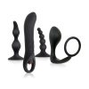 Adam & Eve Intro to Prostate Kit – 4-Piece Anal Training & Vibrating Set