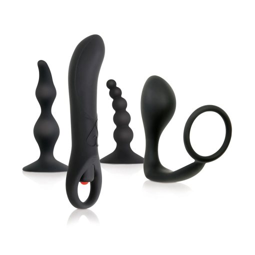 Adam & Eve Intro to Prostate Kit – 4-Piece Anal Training & Vibrating Set