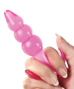 Adam & Eve Bumpy Bubbles Anal Plug – Soft Jelly Beginner Anal Toy