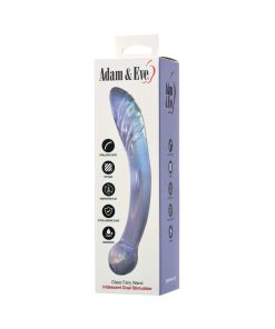 Adam & Eve Glass Fairy Wand – Dual-Ended Curved Glass Dildo for Play