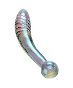 Adam & Eve Glass Fairy Wand – Dual-Ended Curved Glass Dildo for Play