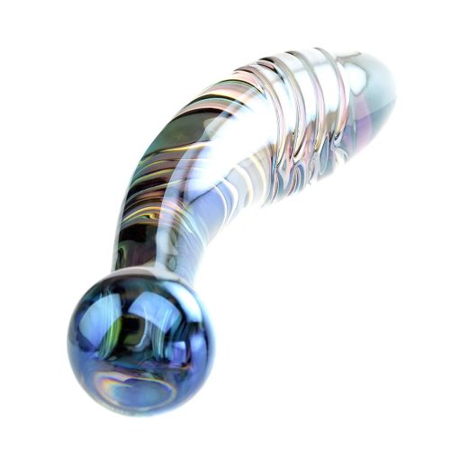 Adam & Eve Glass Fairy Wand – Dual-Ended Curved Glass Dildo for Play - Image 3