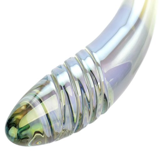 Adam & Eve Glass Fairy Wand – Dual-Ended Curved Glass Dildo for Play - Image 4