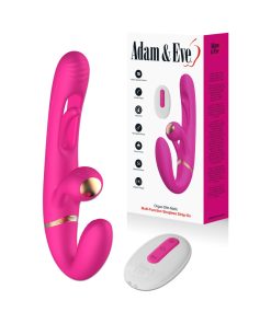 Adam & Eve Orgaz-Ohh-Matic – Strapless Strap-On Vibrator with Remote