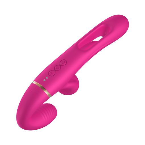 Adam & Eve Orgaz-Ohh-Matic – Strapless Strap-On Vibrator with Remote - Image 4