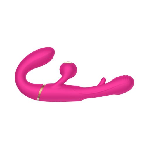 Adam & Eve Orgaz-Ohh-Matic – Strapless Strap-On Vibrator with Remote - Image 6