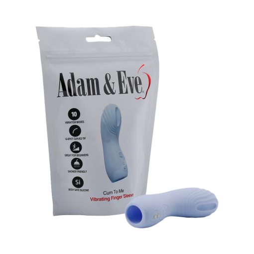 Adam & Eve Cum To Me – Rechargeable Finger Vibrator with 10 Modes