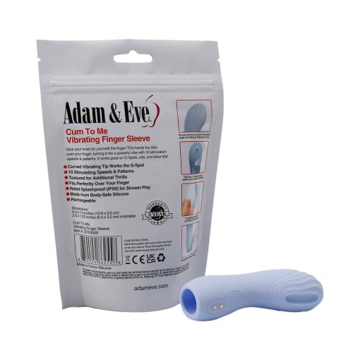 Adam & Eve Cum To Me – Rechargeable Finger Vibrator with 10 Modes - Image 8