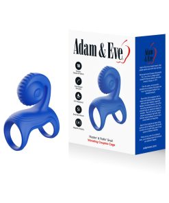 Adam & Eve Rockin' & Rollin' Snail – Vibrating Couples Penis Cage