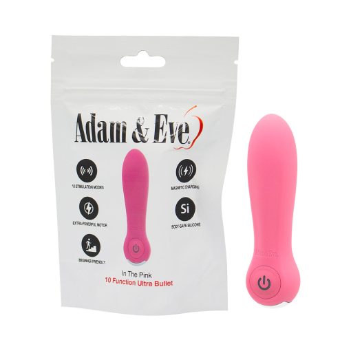 Adam & Eve In The Pink – Ultra Bullet Vibrator, Rechargeable & Compact