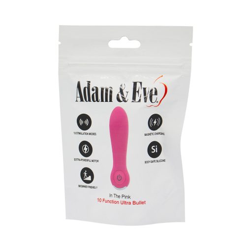 Adam & Eve In The Pink – Ultra Bullet Vibrator, Rechargeable & Compact - Image 3
