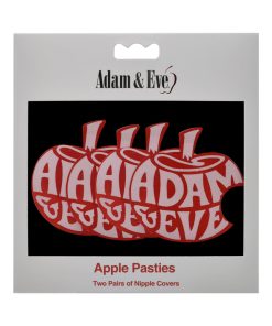 Adam & Eve Apple Pasties – Satin Self-Adhesive Nipple Covers (2 Pairs)