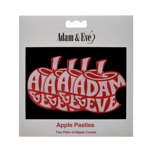 Adam & Eve Apple Pasties – Satin Self-Adhesive Nipple Covers (2 Pairs)