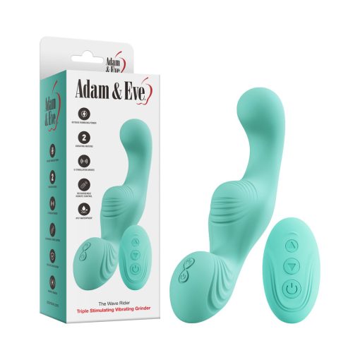 Adam & Eve The Wave Rider – Remote Control Vibrating Silicone Grinder