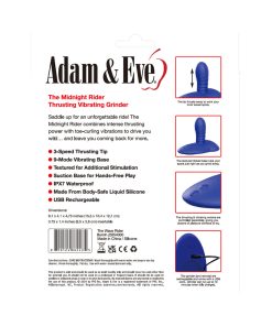 Adam & Eve The Midnight Rider – Thrusting & Vibrating Grinder with Remote