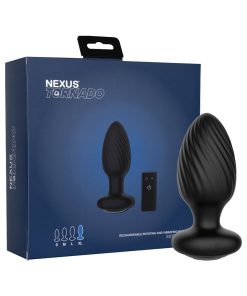 Nexus Tornado Xl Rotating And Vibrating Butt Plug With Remote Control