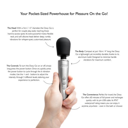 Doxy Go Travel-Sized Wand Massager - Image 11