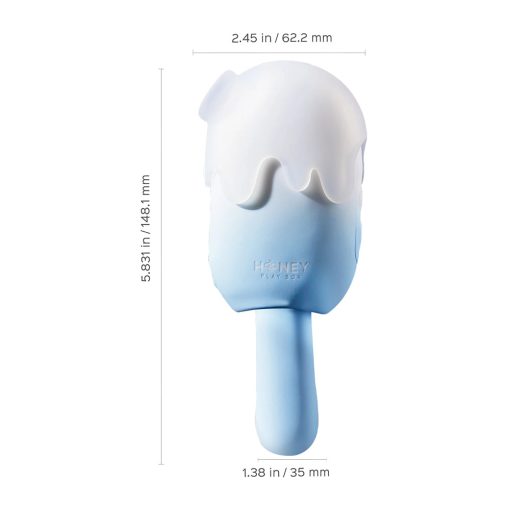 Honey Play Box Bite Me Sucking Tapping & Vibrating Cream Pop Stimulator Blue - Image 2