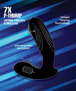 Alpha-Pro 7X P-Thump Tapping Prostate Vibe With Remote