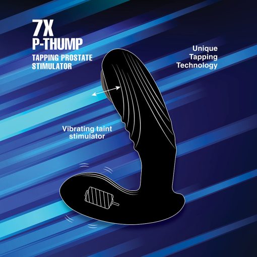 Alpha-Pro 7X P-Thump Tapping Prostate Vibe With Remote - Image 8