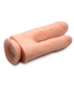 Big Shot Double Shot 8 In. Vibrating & Rotating Double Dong With Remote